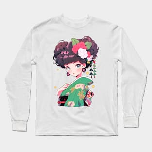 The Cute Geisha Long Sleeve T-Shirt